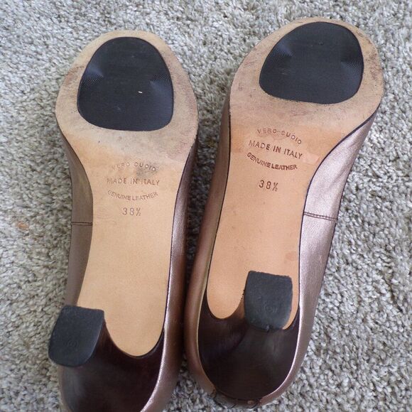 Anyi Lu Italian retro leather heels 38.5 - Picture 7 of 10